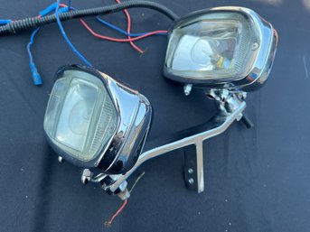 Motorcycle Dual Chopper Headlights