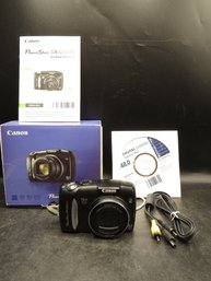 Canon Powershot SX120 IS/ PC1431 Digital Camera With 10x Optical Zoom , Manual, Disk, Original Box