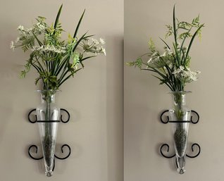 Danya B. Wall Mounted Floral Sconces - 2 Pieces