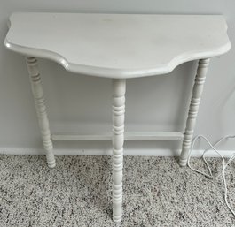 Shabby Chic White Wood Side Table