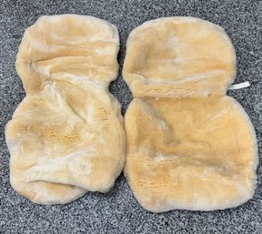 Sheep Skin Car Seat Covers, 2 Piece Lot