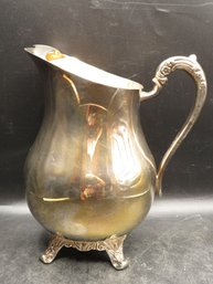 F.b. Rogers Silver Co. Silver Plated Pitcher #3707