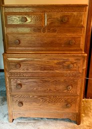 Wooden Chest Of 5 Drawers