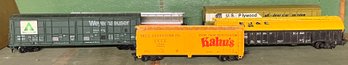 Bachmann, TYCO And Life-Like Train Cars - 5 Pieces