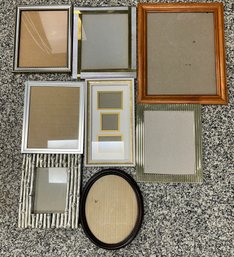 Picture Frames Assorted Lot, 8 Piece Lot