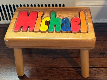 Michael Puzzle Step Stool