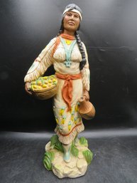Vintage Universal Statuary Corp. Native American Woman With Child . 1978 Chicago