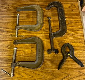 C Clamps & Adjustable Clamps - 4 Pieces