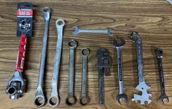 Assorted Wrenches Lot Of 10 Pieces