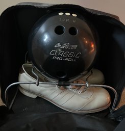 Amf Classic Pro Roll Bowling Ball, Shoes