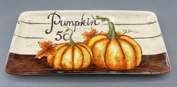 Mascara '5 Cent Pumpkins' Handcrafted Platter
