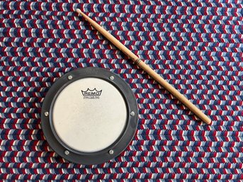 Remo Practice Pad & Drum Stick - 2 Piece Lot