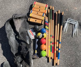 Croquet Set In Carrying Case