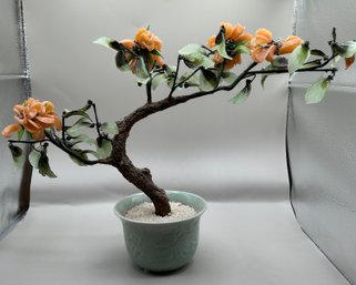 Jade Glass Japanese Bonsai Tree