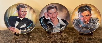 Frank Sinatra 'the Bobby Soxer Days' 'hoboken Heartthrob' 'all The Way' Franklyn Mint Limited Edition Plates