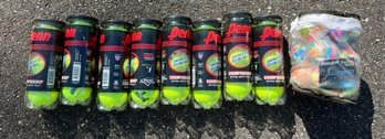 Tennis Balls & Hockey Balls - 9 Pieces