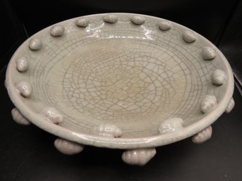 Ceramic Shell Crackle Bowl