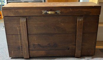 Wooden Storage Trunk