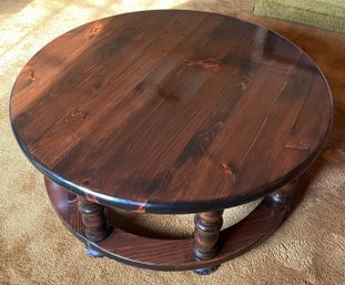 Solid Wood Mid Century Modern Coffee Table