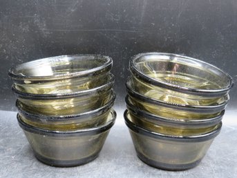 Lovenware 6 Oz. Brown Smoke Custard Cups - Set Of 8