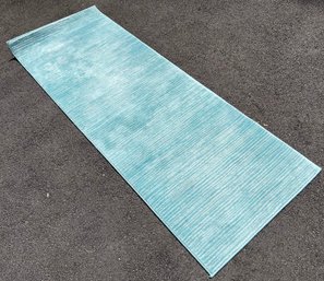 SAFAVIEH Vision Aqua Runner Rug Made In Turkey 26 Inches X 72 Inches