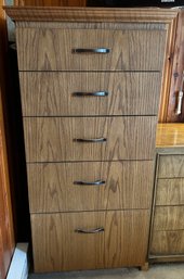 5 Drawer Wood Chest Of Drawers