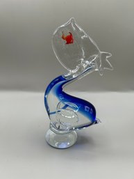 Murano Style Art Glass Pelican