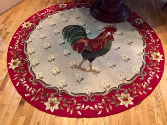 Country Style Round Roaster Rug 6FT 10INCHES