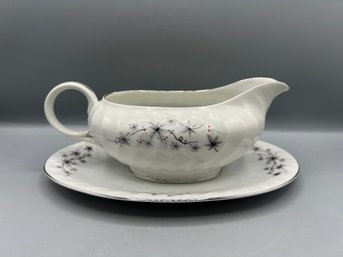 Empress China Japan-allegro Gravy Boat With Dish - 2 Pieces