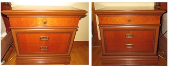 Italian Design ALF Group Wood 3-drawer Nightstands - Set Of 2