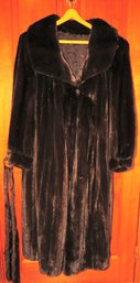 Sable Long Fur Coat - Approximate Size 16