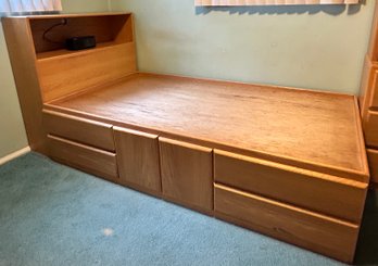 4 Drawer Twin Captains Bed With Headboard