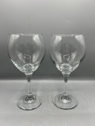 Crystal Wine Glasses - 2 Pieces