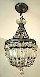 Antique French Louis XVI Style Hanging Chandelier