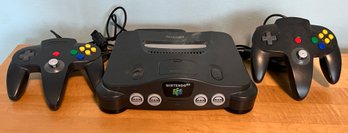 Nintendo 64 Control Deck With 2 Controllers Model NUS-001