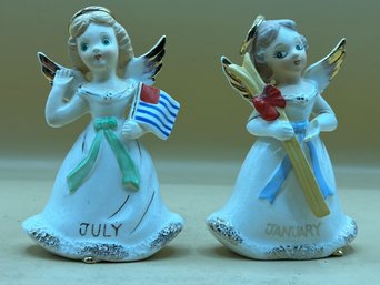 Lefton Birthday Angels July And January