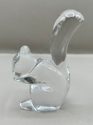 Baccarat France Crystal Squirrel