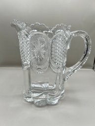 The States Pitcher US Glass EAPG Pressed Glass C1908