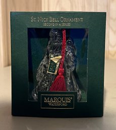 Waterford Marquis Crystal St. Nick Bell Ornament