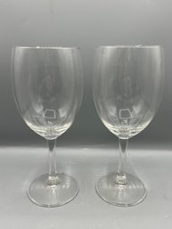 Crystal Wine Glasses - 2 Pieces