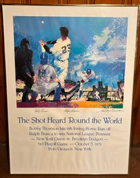 Leroy Neiman The Shot Heard Around The World Framed Print