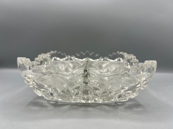 Crystal Sectional Serving Bowl