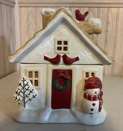 St. Nicholas Square Winter Wishes Cookie Jar