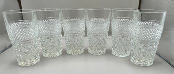 Anchor Hocking Wexford 11 Ounce Tumblers, 6 Piece Lot