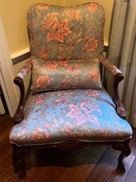 Century Antique Armchair W Pillow