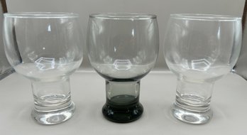 Federal Glass Drink Glasses, 3 Piece Lot