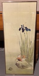 Sakai Hoitsu Iris And Ducks Fine Art Print