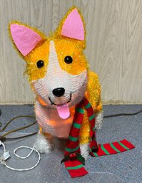 Wondershop Tin Tinsel Corgi With Box