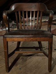 The Sikes Company Solid Wood Bankers Chair
