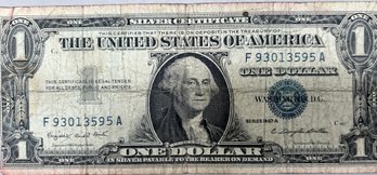 1957 One Dollar Silver Certificate Blue Seal